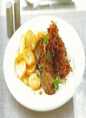 Beef Liver with Crisp Onions