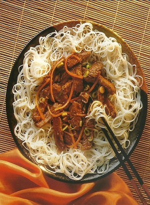 Beef Strips with Orange and Ginger