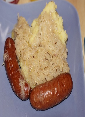 Kraut and Sausage